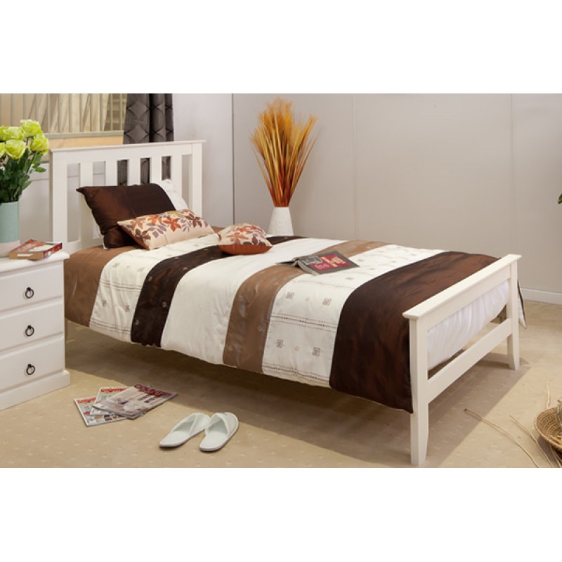 Gb White Queen Bed Discontinued Wood World Furniture