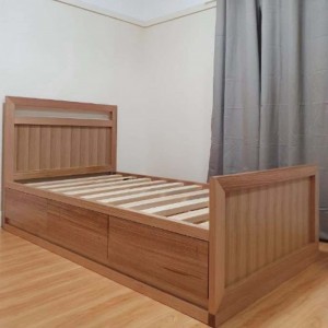 [Custom Made Example] Locally made Tassie oak king single bed