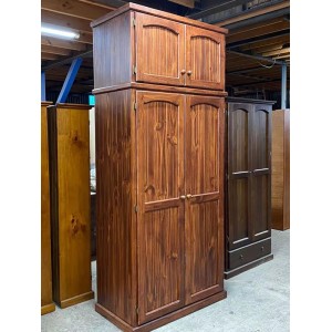 [CUSTOM MADE EXAMPLE] LOCALLY MADE PINE WARDROBE CMS_WARD_2110