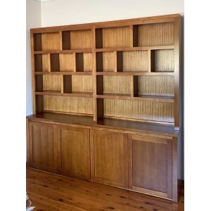 [CUSTOM MADE EXAMPLE] LOCALLY MADE 22JTO-BCW TASSIE OAK BOOKCASE