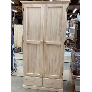 [CUSTOM MADE EXAMPLE] LOCALLY MADE PINE WARDROBE 22P09WD