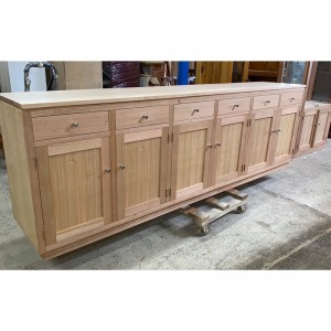 [CUSTOM MADE EXAMPLE] Locally Made TASSIE OAK HARDWOOD BUFFET 22TO11BUF in CLEAR FINISH