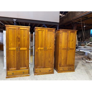 [CUSTOM MADE EXAMPLE] LOCALLY MADE PINE WARDROBE 2309PWD3