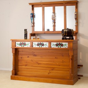 LOCALLY MADE PINE HOME BAR MBR-PBM