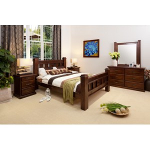 RUSTIC-DRESSER KING BEDROOM SUITE