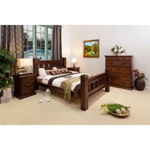 RUSTIC-T6 KING BEDROOM SUITE