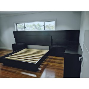 [Custom Made Example] Sydney Locally made KING size Bed BLACK COLOUR  KB-B19