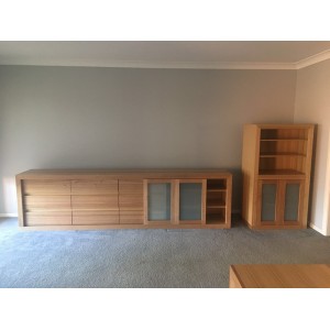 [Custom Made Example] Locally made HIGH QUALITY Tassie OAK HARDWOOD Cabinet