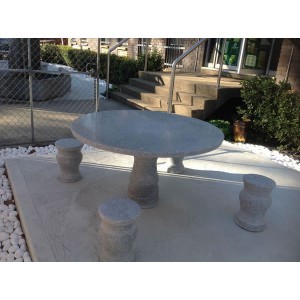 GRANITE STONE 5 PIECE OUTDOOR SETTING