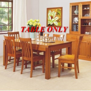 JOE1500W TASSIE OAK DINING TABLE ONLY