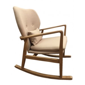 AMERICAN OAK ARMCHAIR ROCKING CHAIR 