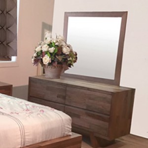 SUSAN V Hardwood DRESSER and MIRROR